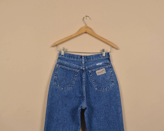 Wrangler Size 24 Dark Wash Western Denim Jeans