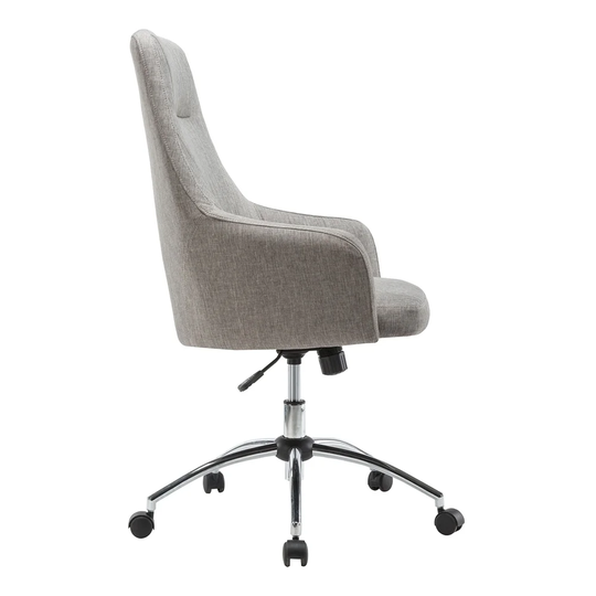 Mobili Comfy Height Adjustable Rolling Office Desk Chair with Wheels