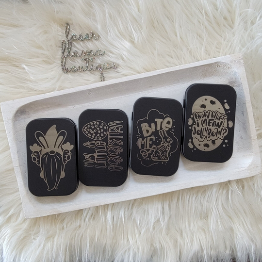 Grab Tins-Random Set Of Easter Themed Tags in A Reusable Tin/Limited Quantity/Randomly Selected Tags/Gift For Yarn Lovers