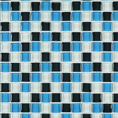 Mini Tiny 1" x 1" Natural Stone Grid Mosaic Wall Tile