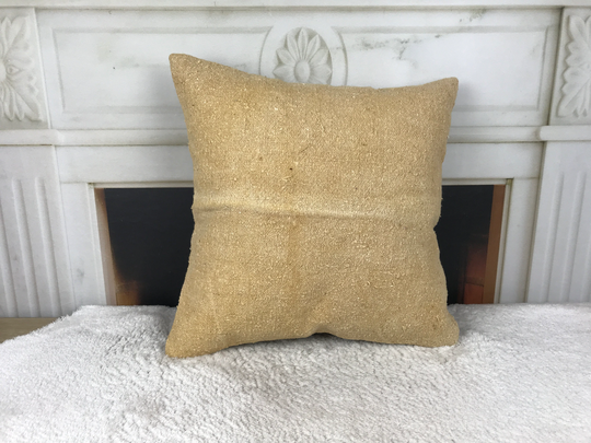 Turkish Kilim Pilow, Vintage Sofa Pillow, Cushion Pillow Cover, Case, Bed Pillows, Patio Decor 16x16 4590