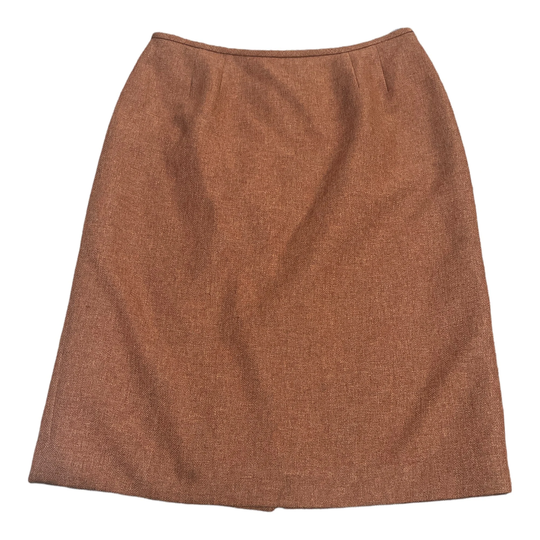 Le Suit Vintage Burnt Orange Pencil Skirt, 28" Waist