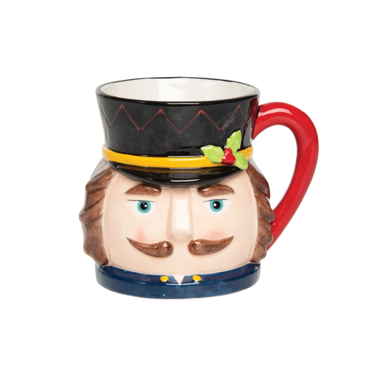 Soldier Nutcracker Mug - Red