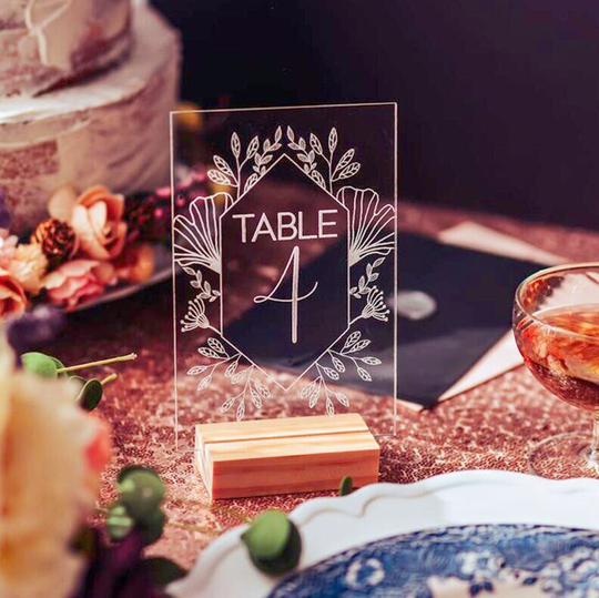 Wedding Table Numbers, Acrylic Number, Gold Table Numbers, Sign With Wooden Stands, Party Supplies, Bridal Shower Decor