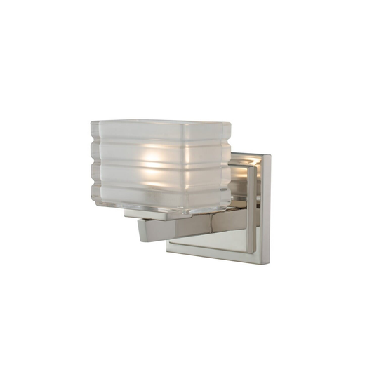 Kalco Victoria Bathroom Vanity Light in Polished Nickel