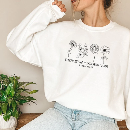 Fearfully & Wonderfully Made Sweatshirt Crewneck