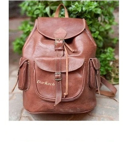 Leather Backpack, Women's Rucksack Women, Office Bag, Travel Men's Backpack From Best Quality Of Leather, Bucket Bag