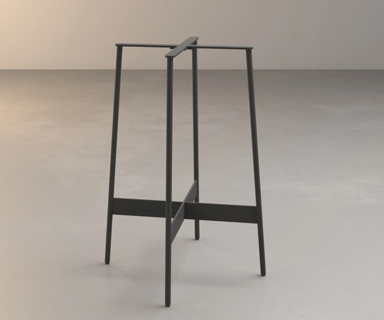 Metal Bar Height Table Base For Pub Tables | Cafe Bistro Igne High