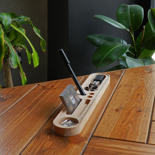 Modern Wooden Desk Organizer, Wood Docking Station, Home Office Accessory, Accessories, New Job Gift