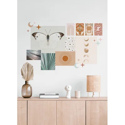 Mystical Boho Collage Wall Decal