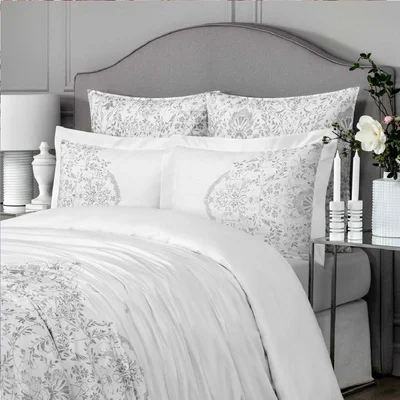 Heanor 300 Thread Count Floral 100% Cotton Pillowcase