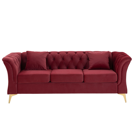 Modern Chesterfield Curved Sofa