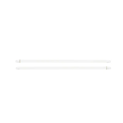 Portville 5/16-Inch Swivel End Sash Rod White 11-19 - Set Of Two