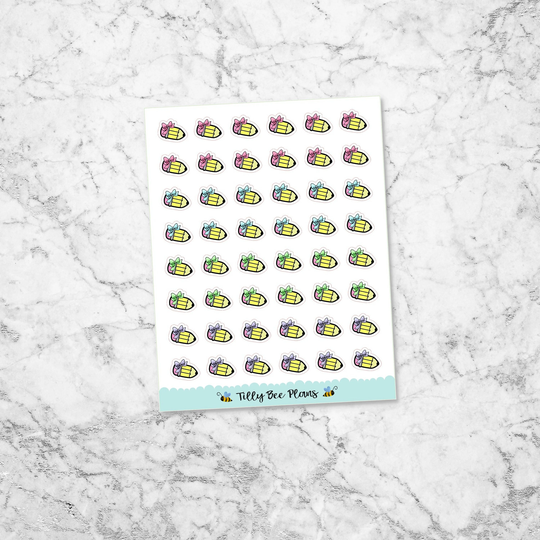 Pencil Icon Planner Stickers