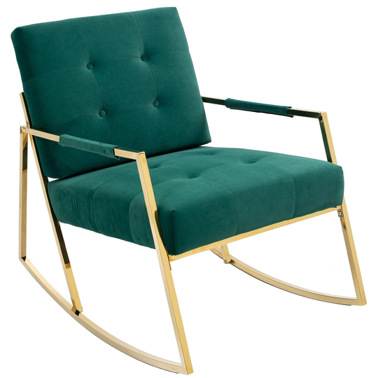 Leisure Rocking Chair with Stainless Steel Feet