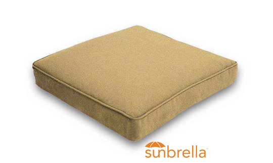 Sunbrella® Canvas Brass | Outdoor Seat Pad Patio Chair Dining Cushions
