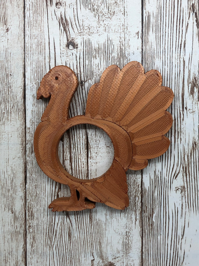 Turkey Napkin Ring/Thanksgiving Table Decor/Table Decor