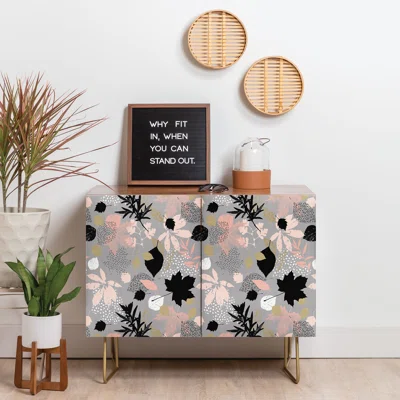 Marta Barragan Camarasa Abstract Leaves Autumn Sideboard