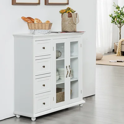 Nahant 36'' Wide 4 Drawer Server