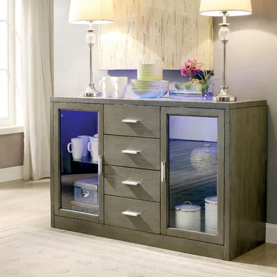 Mirabilis 52" Wide 4 Drawer Sideboard