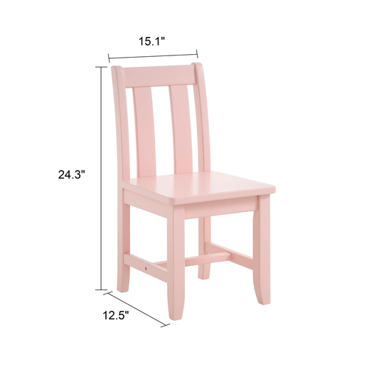 MUSEHOMEINC Kids Chairs for Toddlers, Children Wooden Chairs for playing or activity, Set of 2, And Available In Different Color