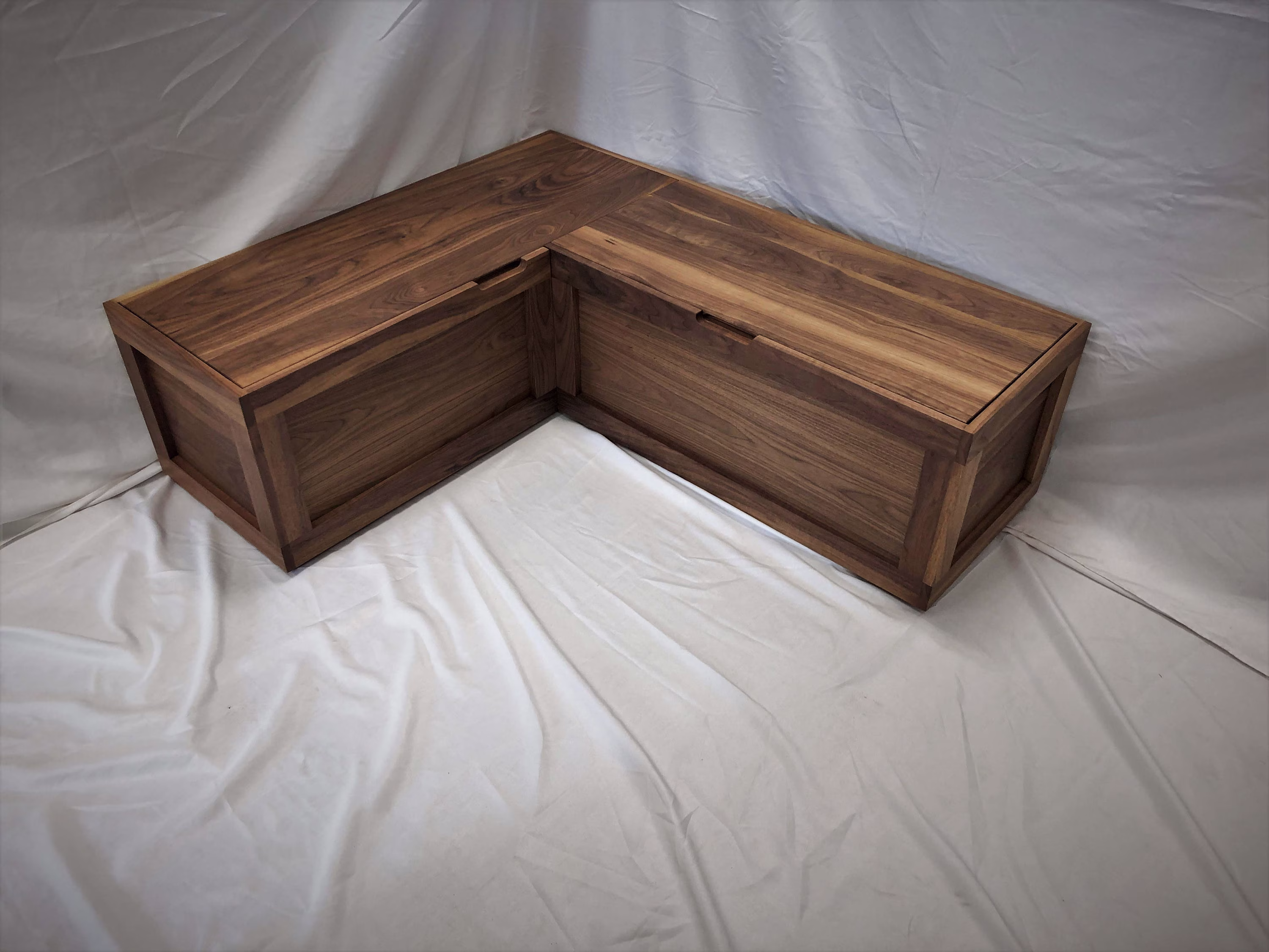 Premium-Edition Corner Bench Set/Dining Banquette Top-Opening Storage Breakfast Nook Benches