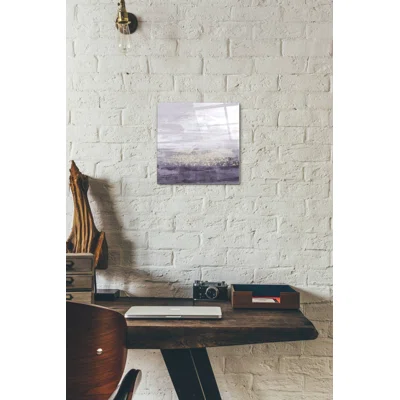Amethyst Glitter II by Jennifer Goldberger - Unframed Painting