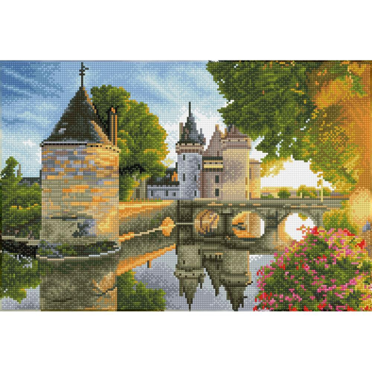 Diamond Dotz Squares ~ River Castle Advanced Facet Art Kit Dotting Painting