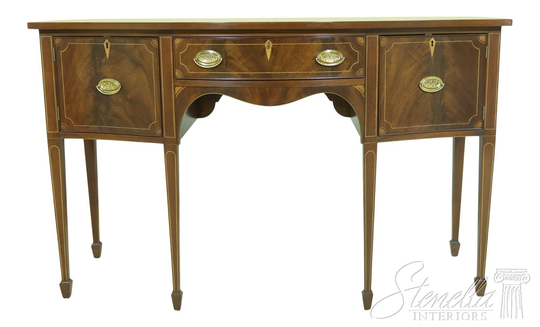 L53162Ec Virginia Craftsmen Inlaid Mahogany Federal Sideboard