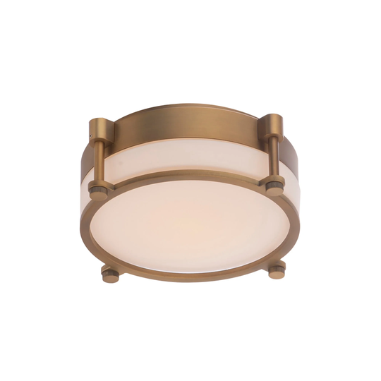 WAC Lighting Wright 14" Wide LED Flush Mount Drum Ceiling Fixture /
