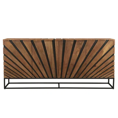 Centaurus 80" Wide Mango Solid Wood Sideboard
