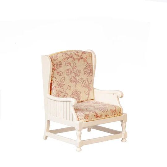 Jbm White Arm Chair Furniture Dollhouse Miniatures 112 Scale Jj06051