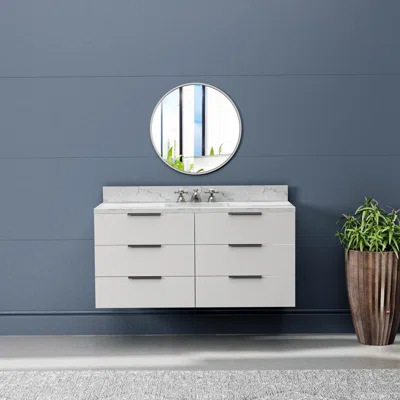 Arcadie 48" Solid Wood Bathroom Vanity