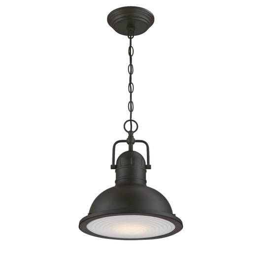 Westinghouse Lighting Orson One-Light Dimmable LED Outdoor Pendant, Frosted Prismatic Lens - 1-Light