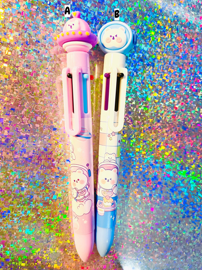 Ufo/Astronaut Pen 6 Colors in 1 | Multiple Color Ballpoint-Pen