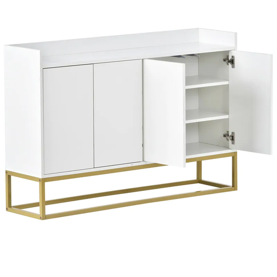 Elegant Sideboard Buffet Storage Cabinet with 4 Doors