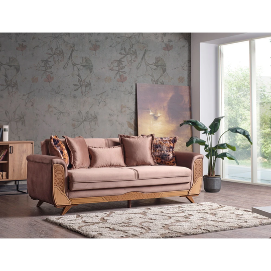 Alice 3 Seat Convertible Sleeper Sofa