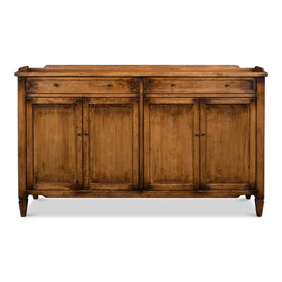 Madigan 64'' Wide 2 Drawer Pine Wood Sideboard