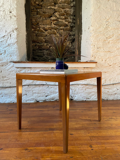 Mid Century End Table Mid Danish Modern Side A Pair