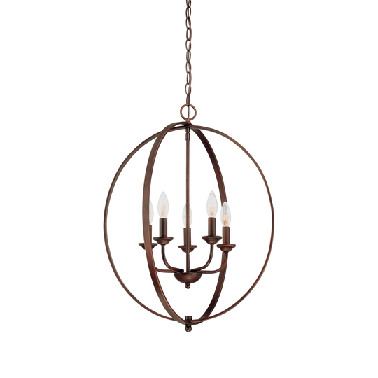 Metal 5 Light Pendant light