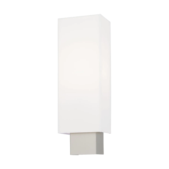 Livex Lighting Clark 1-Light Brushed Nickel ADA Wall Sconce - 5"W x 16"H x 3.75"D