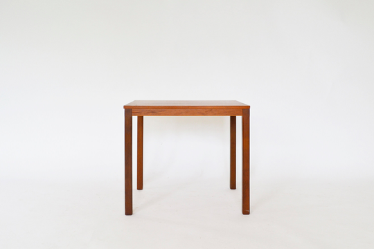Square Solid Teak Coffee End Table 1960S Denmark Vintage Scandinavian Mid Century Modern Minimalist Furniture