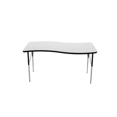 JP2 Markerboard Table Dry Erase Table 24"W x 48"L Wave Activity Legs