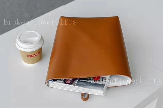Faux Leather Storage Bag - Wall Organizer Faux Hanging Magazine Door