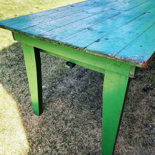 Farm Table/Grange Harvest Desk Folding 10'8" X 32" 30" Dining