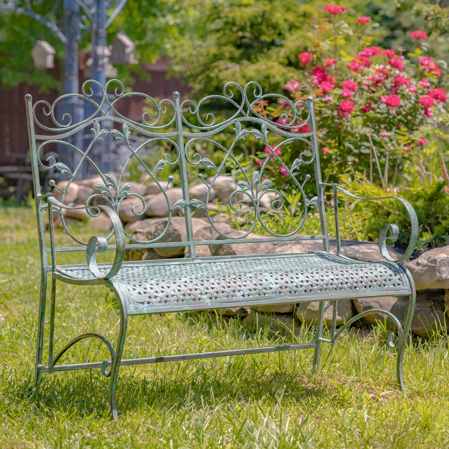 Iron Garden Bench And/Or Chair - Individual Or Set