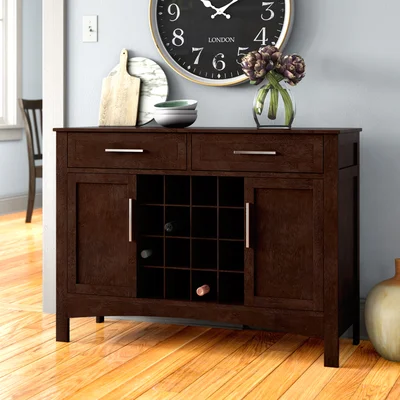 Chenard 43.7" Wide 2 Drawer Solid Wood Sideboard