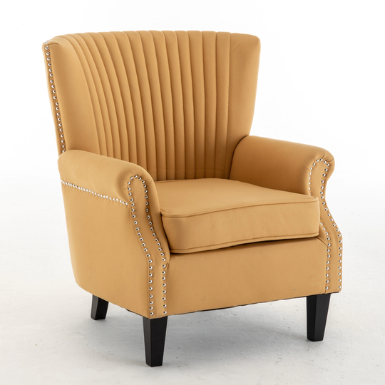 Accent Chair Tufted Armchair Sofa With Padded Seat - 30.03*31.59*33.93INCH