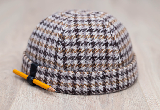 Soft & Fluffy Handmade Docker Hat With Pencil Holder. Docker Cap | Limited Edition Brimless