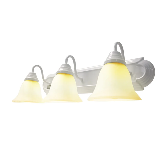 Euri Lighting 27 Watt, Brushed Nickel Bathroom Vanity Light